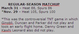 NBA FINALS: Heat-Spurs prediction