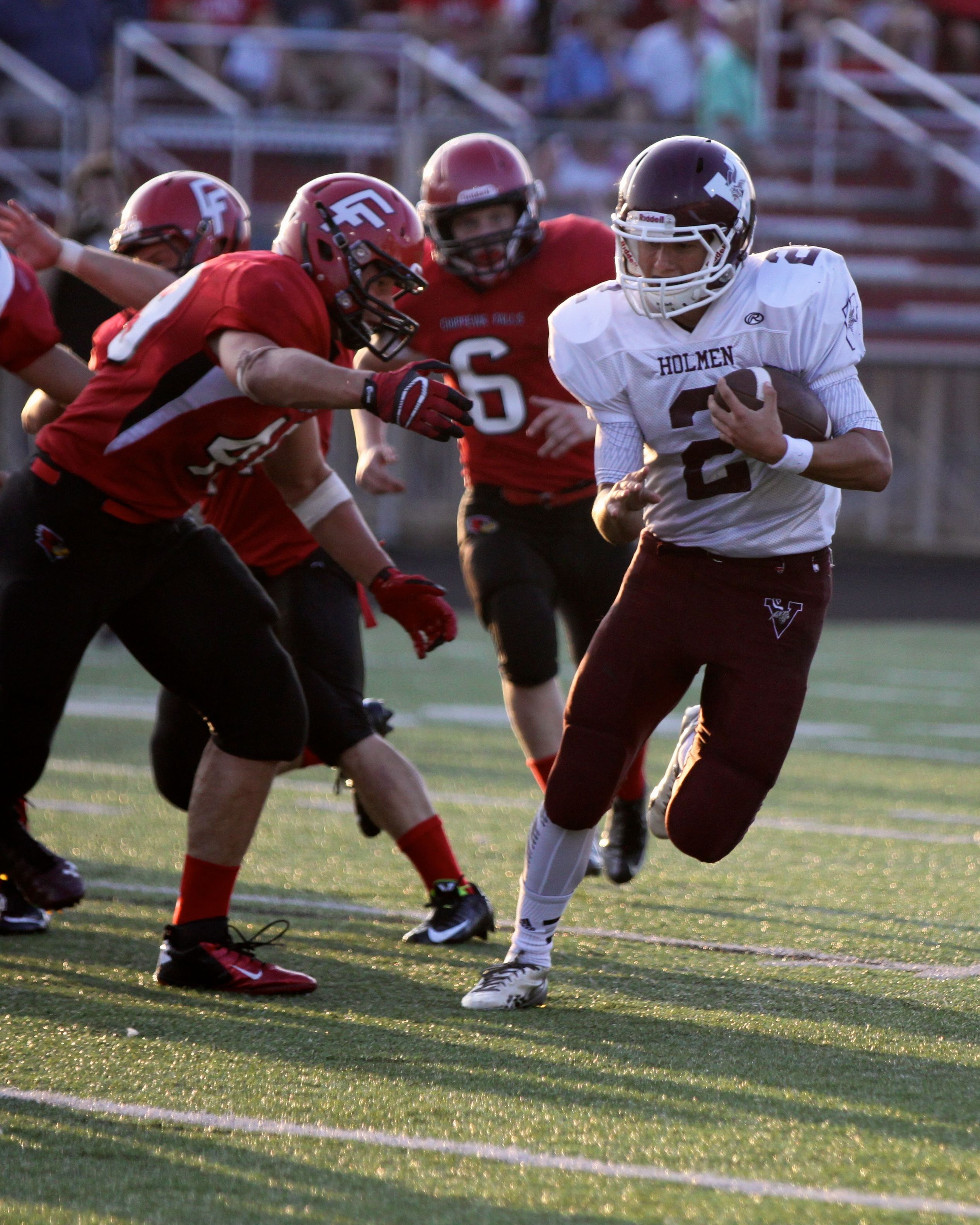 Holmen QB Camryn Zimmerman has 863 yards 14 TDs