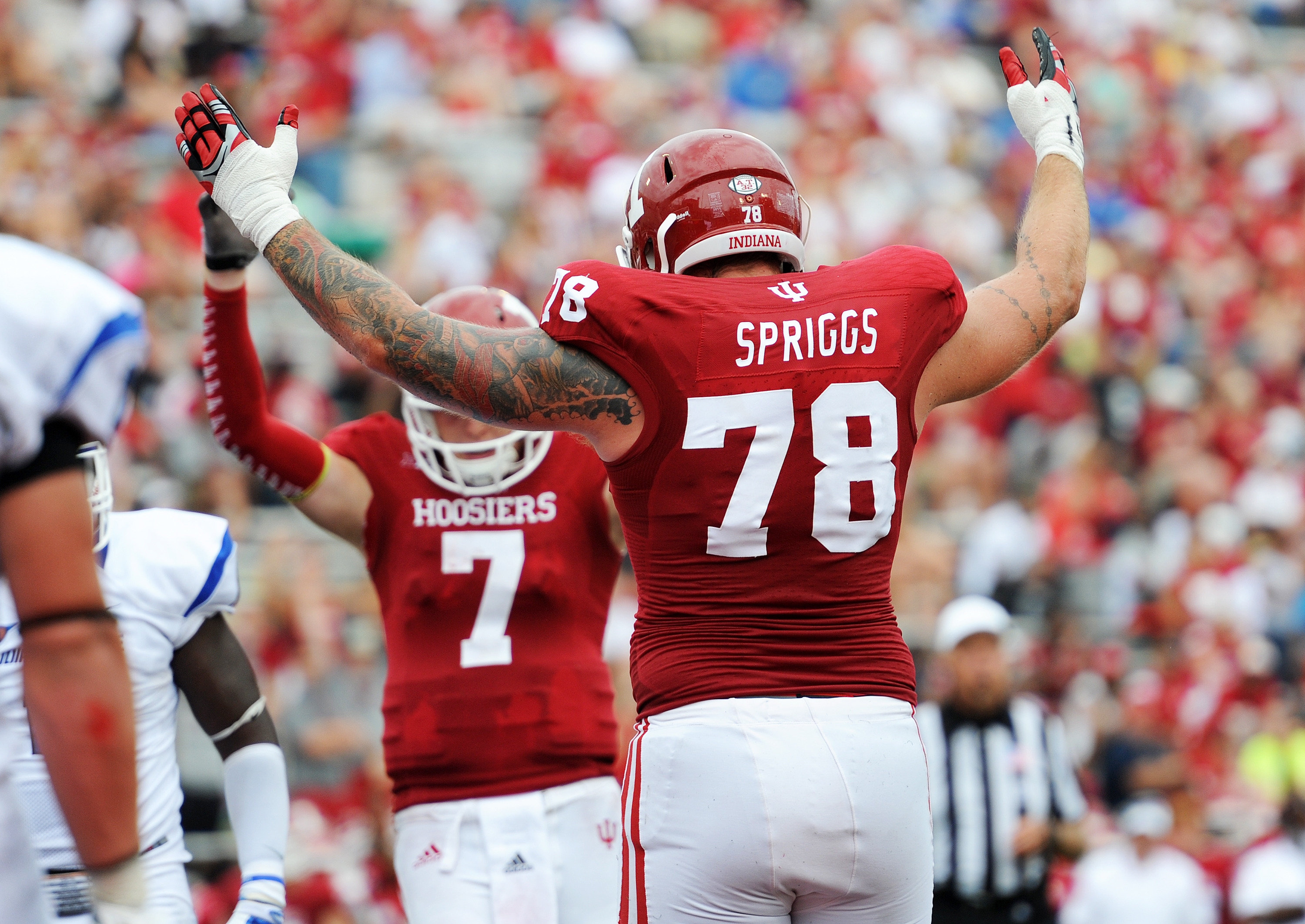 Packers trade up in 2nd round, take Indiana’s Jason Spriggs