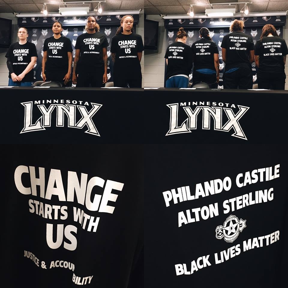 Security walks off in protest to Lynx support of Black Lives Matter