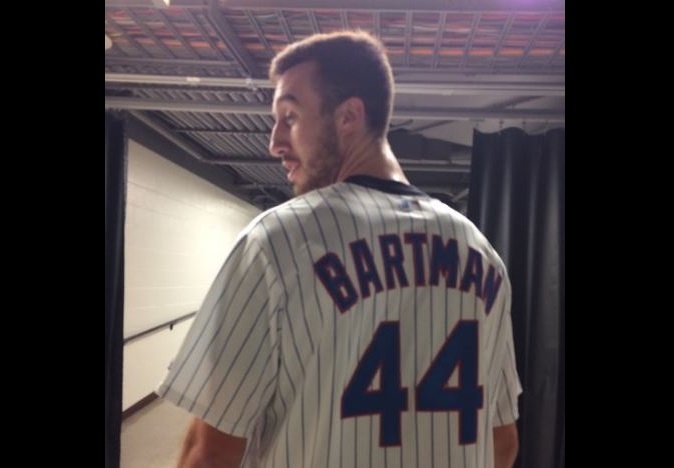 “Not too many people were happy,” Frank Kaminsky said, after wearing Bartman jersey to Wrigley