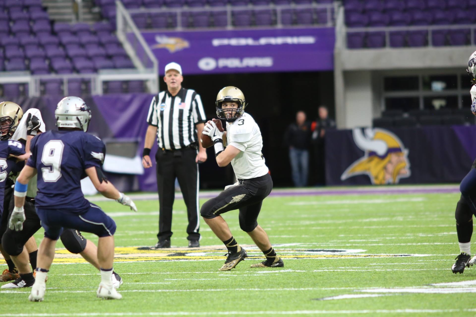 King dominates as Caledonia goes undefeated in winning back-to-back state titles