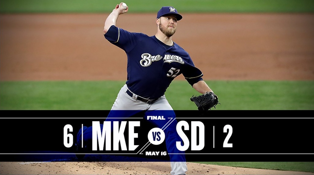 Sogard has career-high 4 hits as Brewers take out Padres