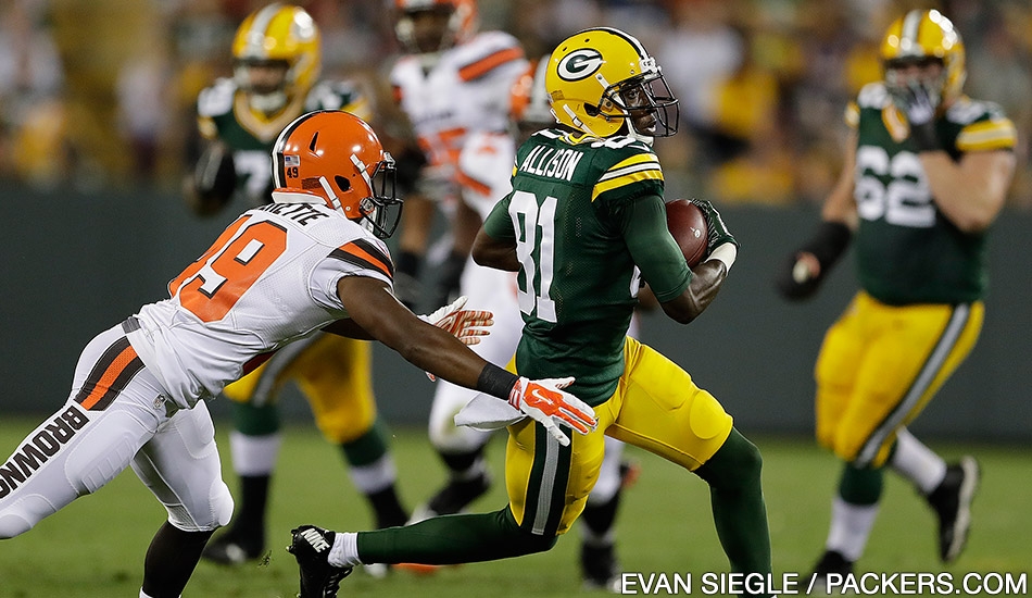 NFL suspends Packers WR Geronimo Allison for season opener