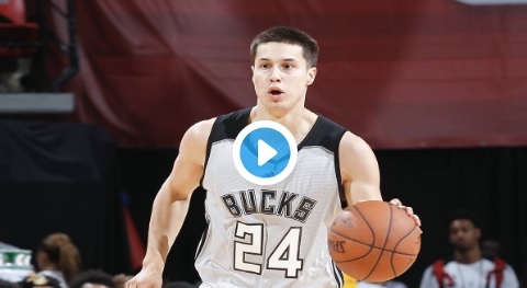 WATCH: Koenig with the and-1 for Milwaukee Bucks on Wed.