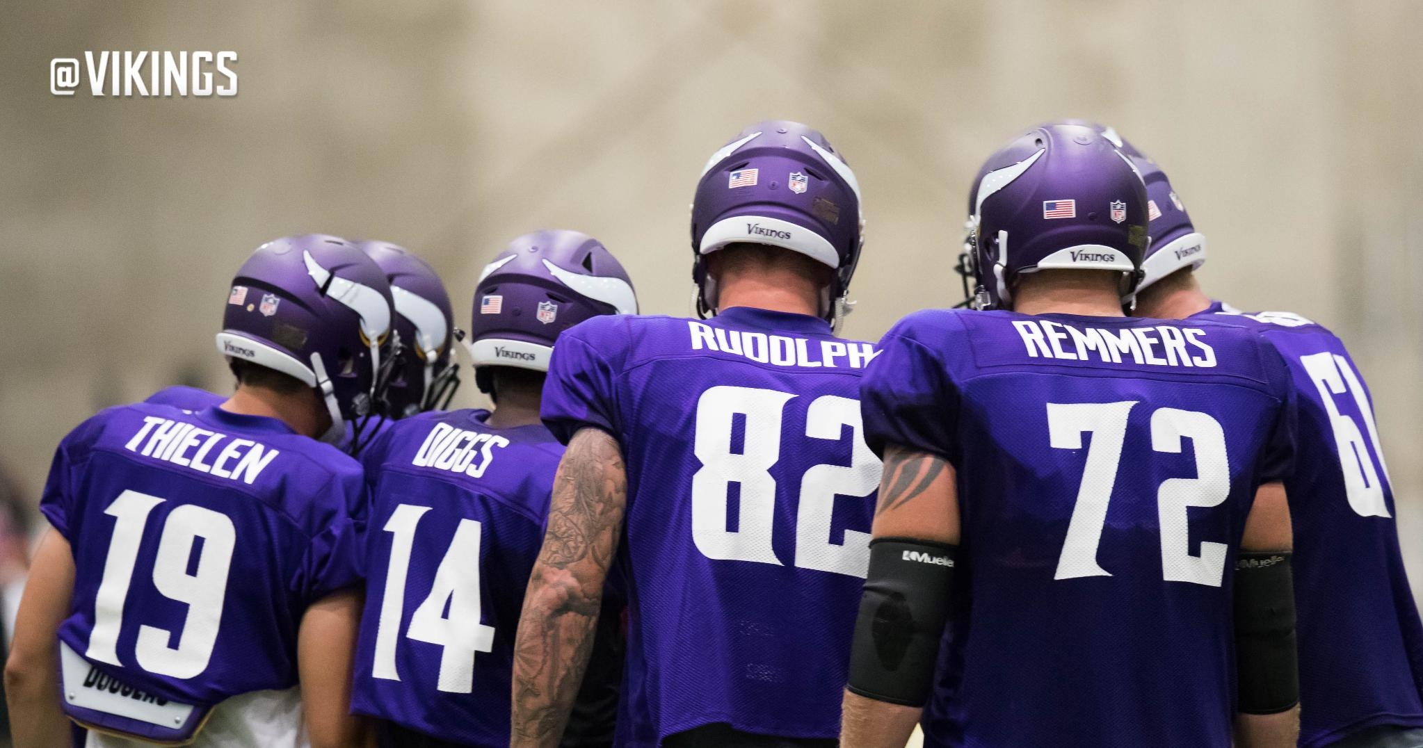 Vikings offensive line delivers solid opening performance