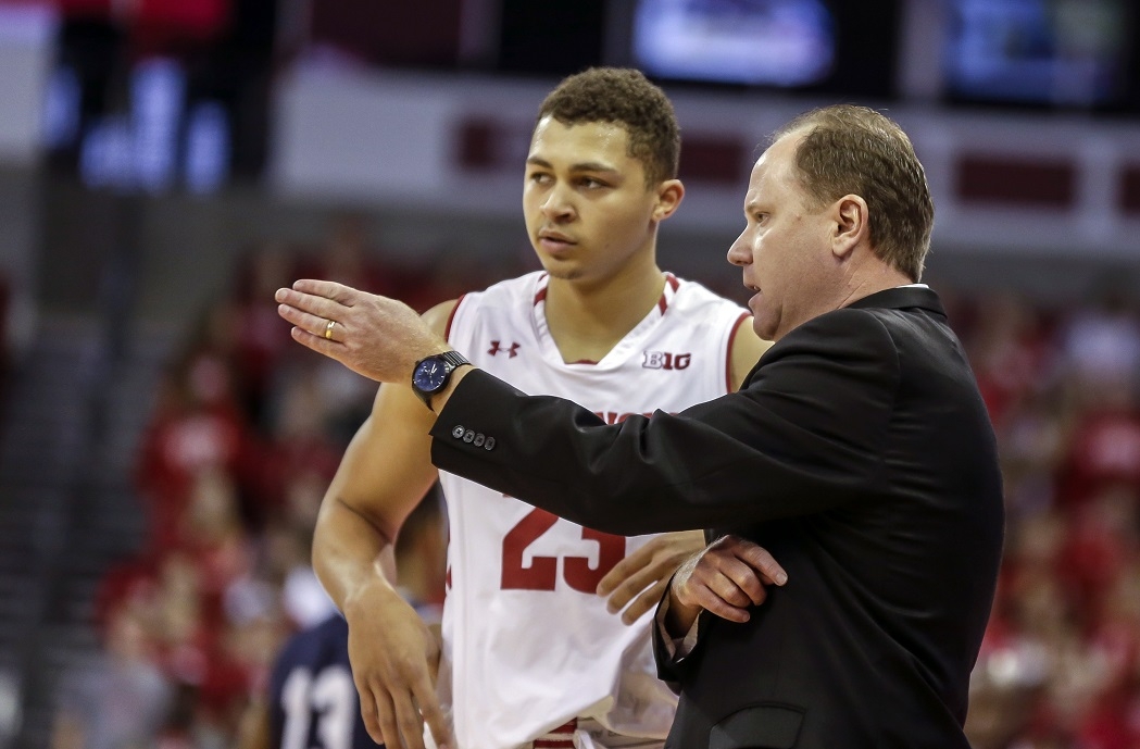 La Crosse’s Kobe King eased into lineup in first games with Wisconsin Badgers