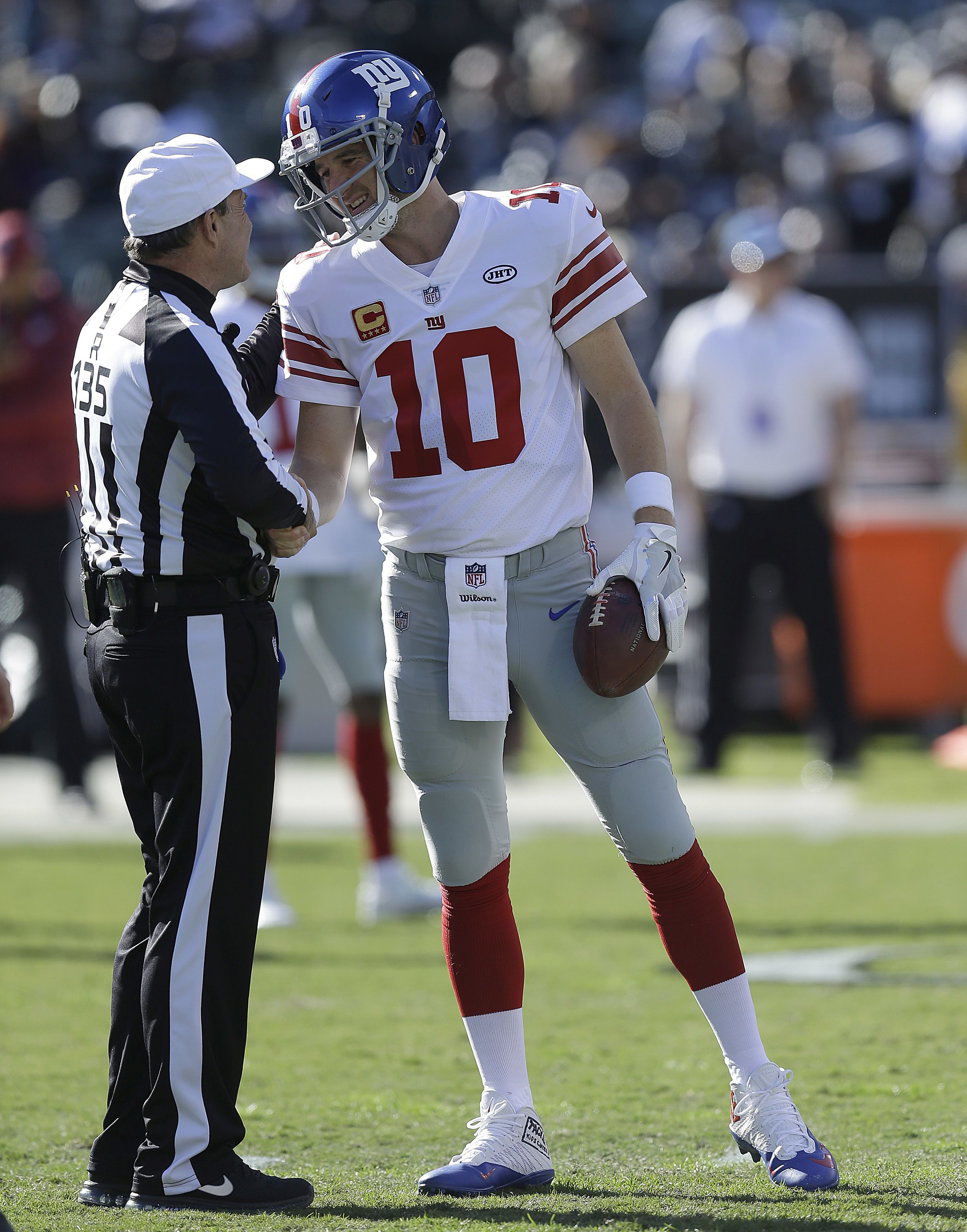 Eli Manning Forced to Sit