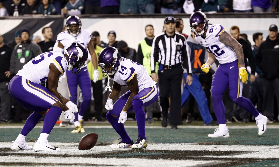 Remember that one time when the Vikings scored a TD and did a curling celebration?