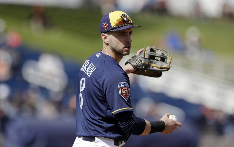 Braun slowly getting used to 1st base, concerned about move