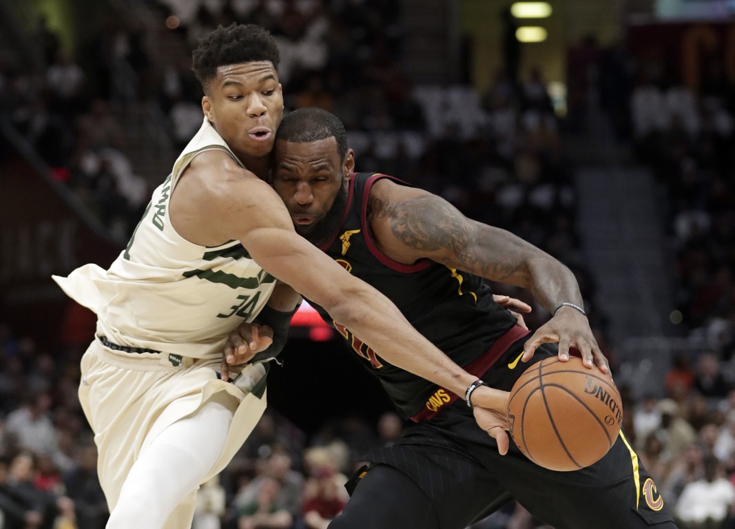 Giannis’ 37 not enough, as LeBron’s 40 and triple-double propels Cavs