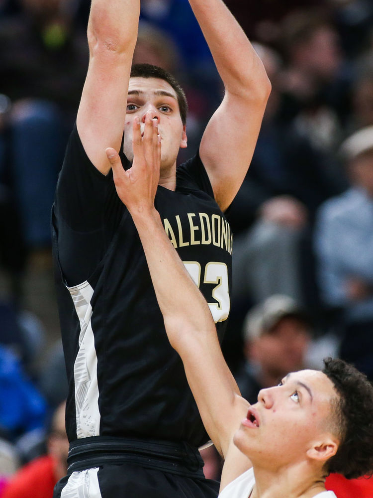 Caledonia can’t keep pace in losing state championship