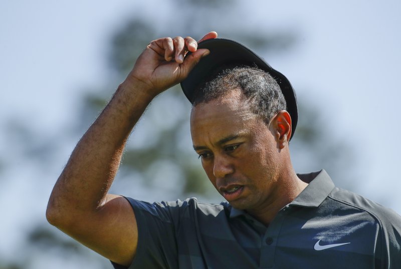Tiger plods through his 1st Masters round since 2015