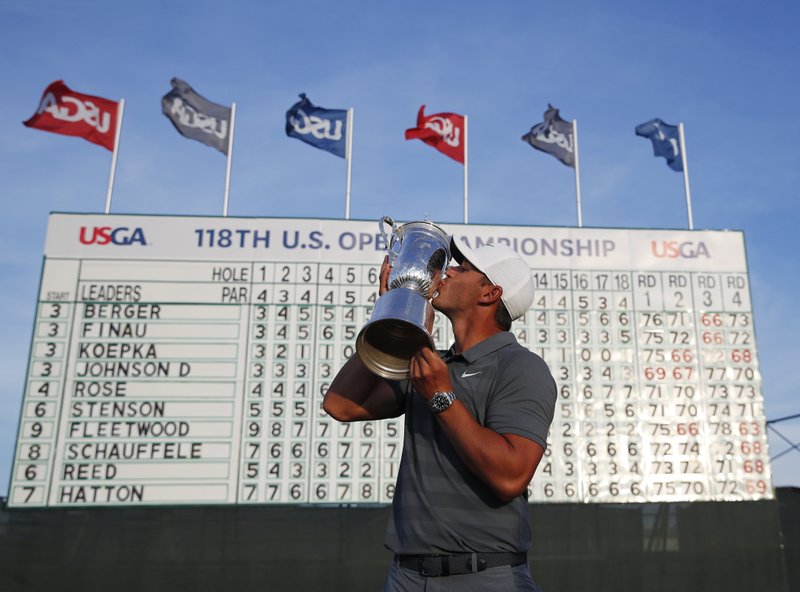 Column: Koepka wins an Open where the whiners go home early