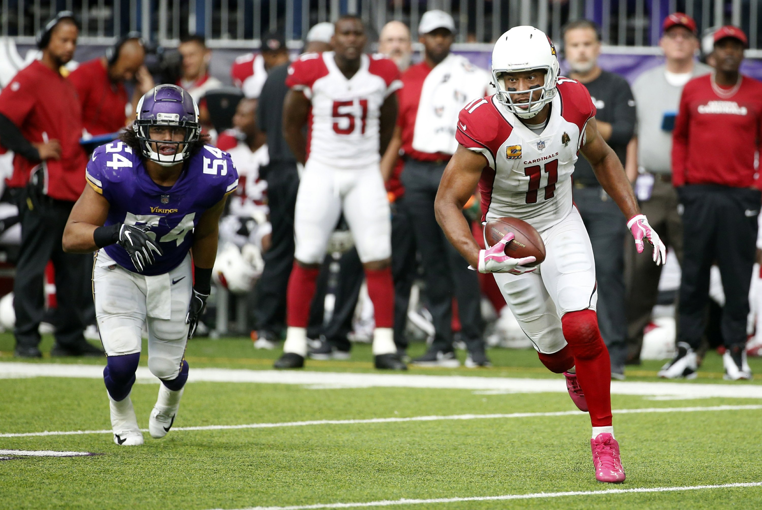 Fitzgerald falls to 0-6 in hometown as Cards lose to Vikes