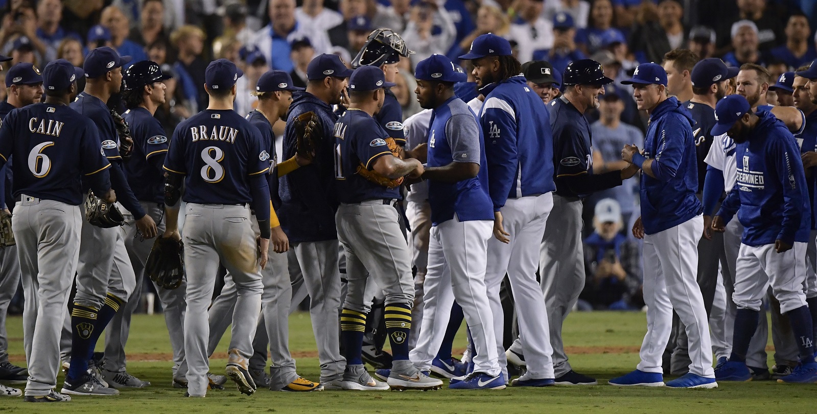 Machado called ‘dirty player’ by Yelich for kicking Aguilar