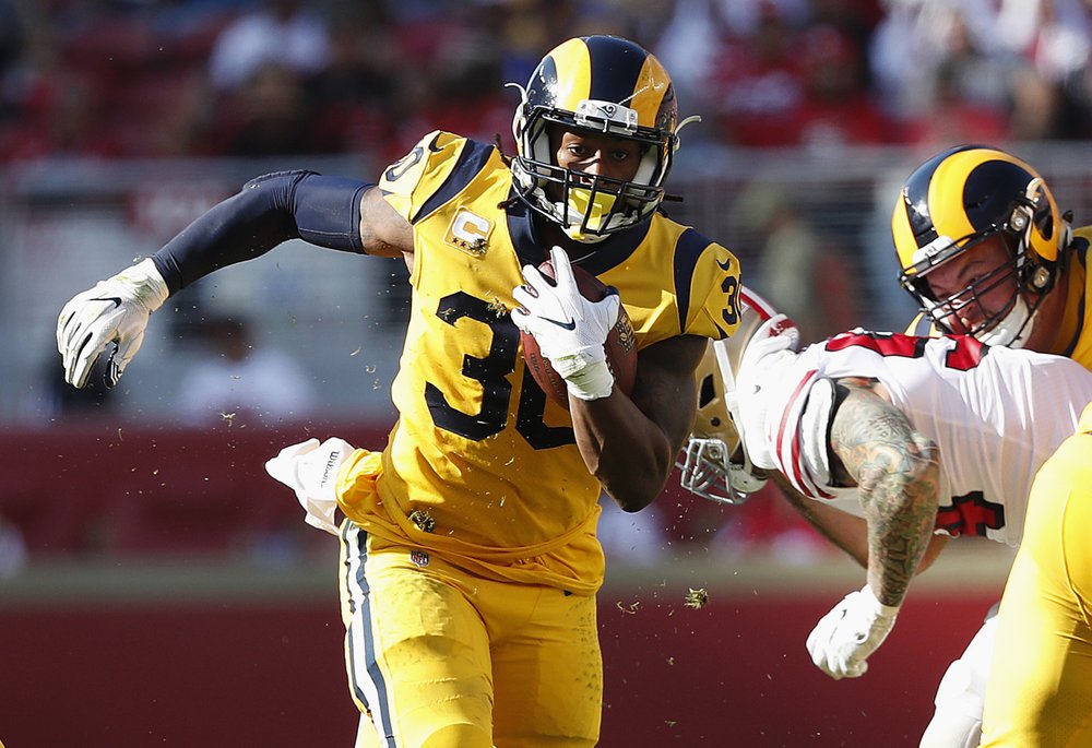 NFL’s running renaissance highlighted by Gurley’s MVP look