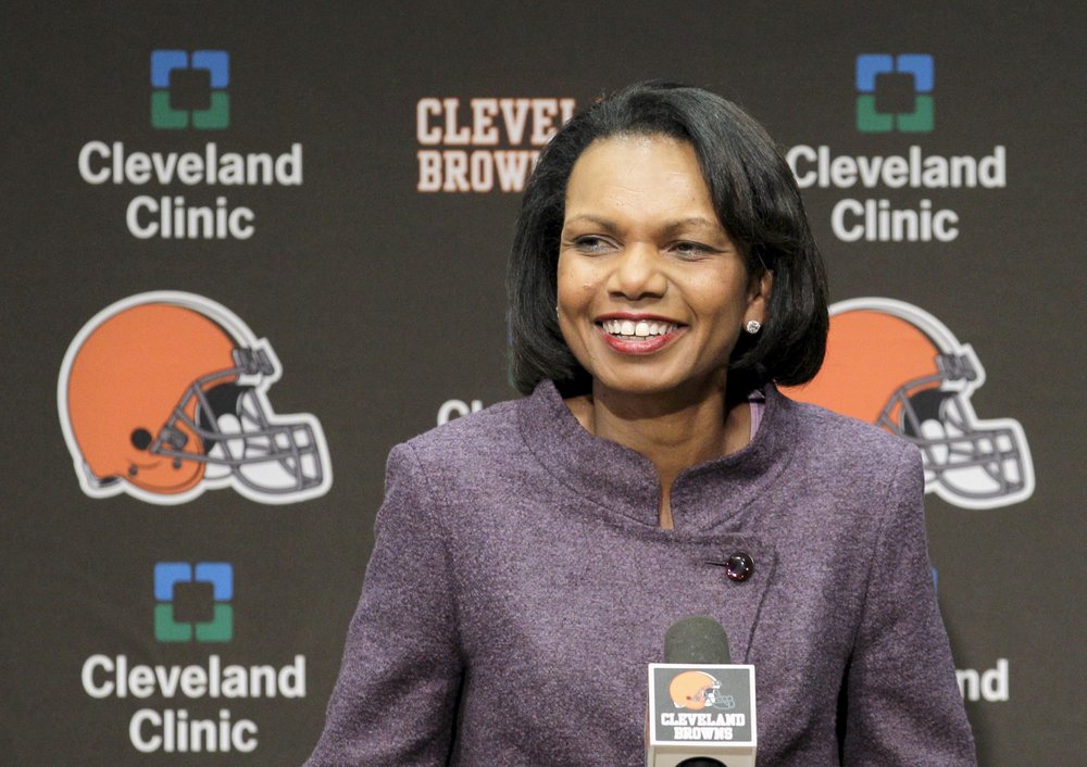 Browns GM: Team not discussed Condoleezza Rice as coach