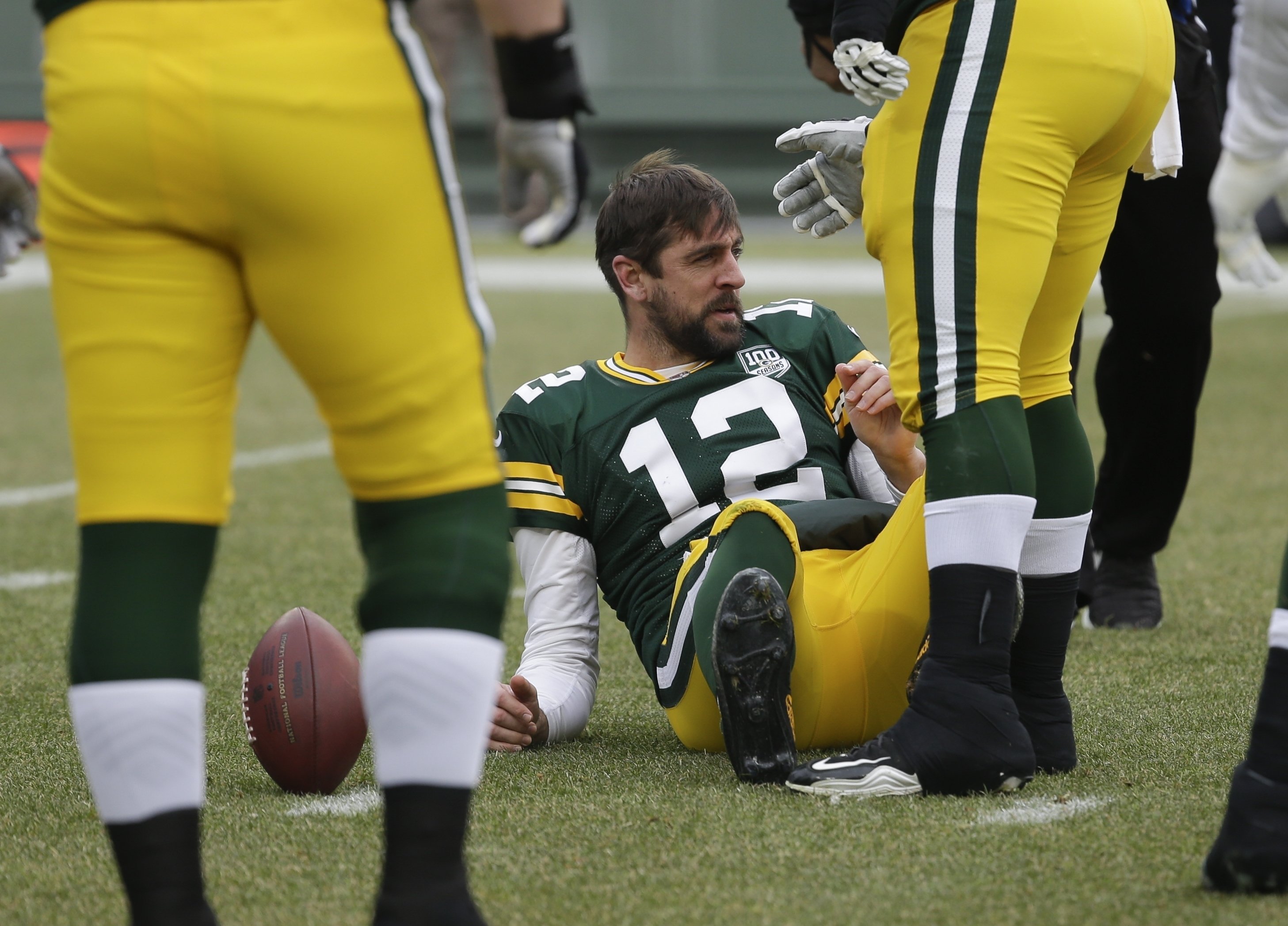Lions shut out Packers; Rodgers suffers concussion