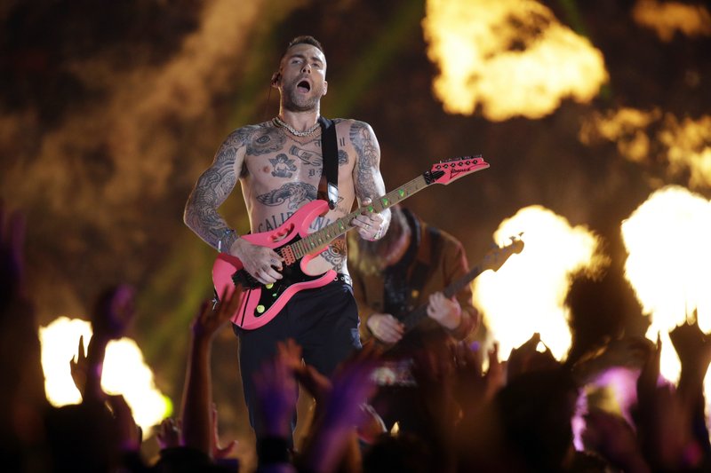 Review: Thank U, Next: Maroon 5’s halftime show was basic
