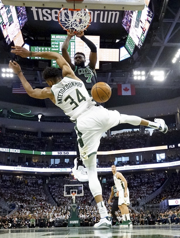 Heading into Game 2, Antetokounmpo says no big changes, after 22-point blowout to Celtics