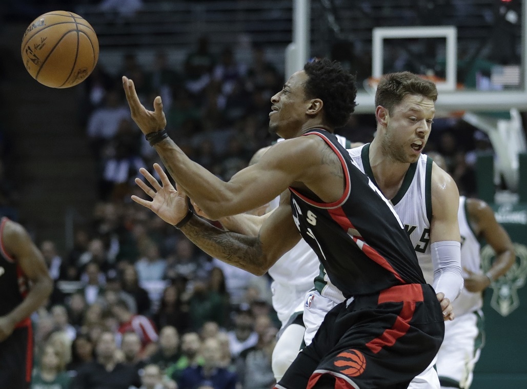 RAPTORS-BUCKS: A repeat of 2017 playoff matchup but, this time, Milwaukee doesn’t have Dellavedova