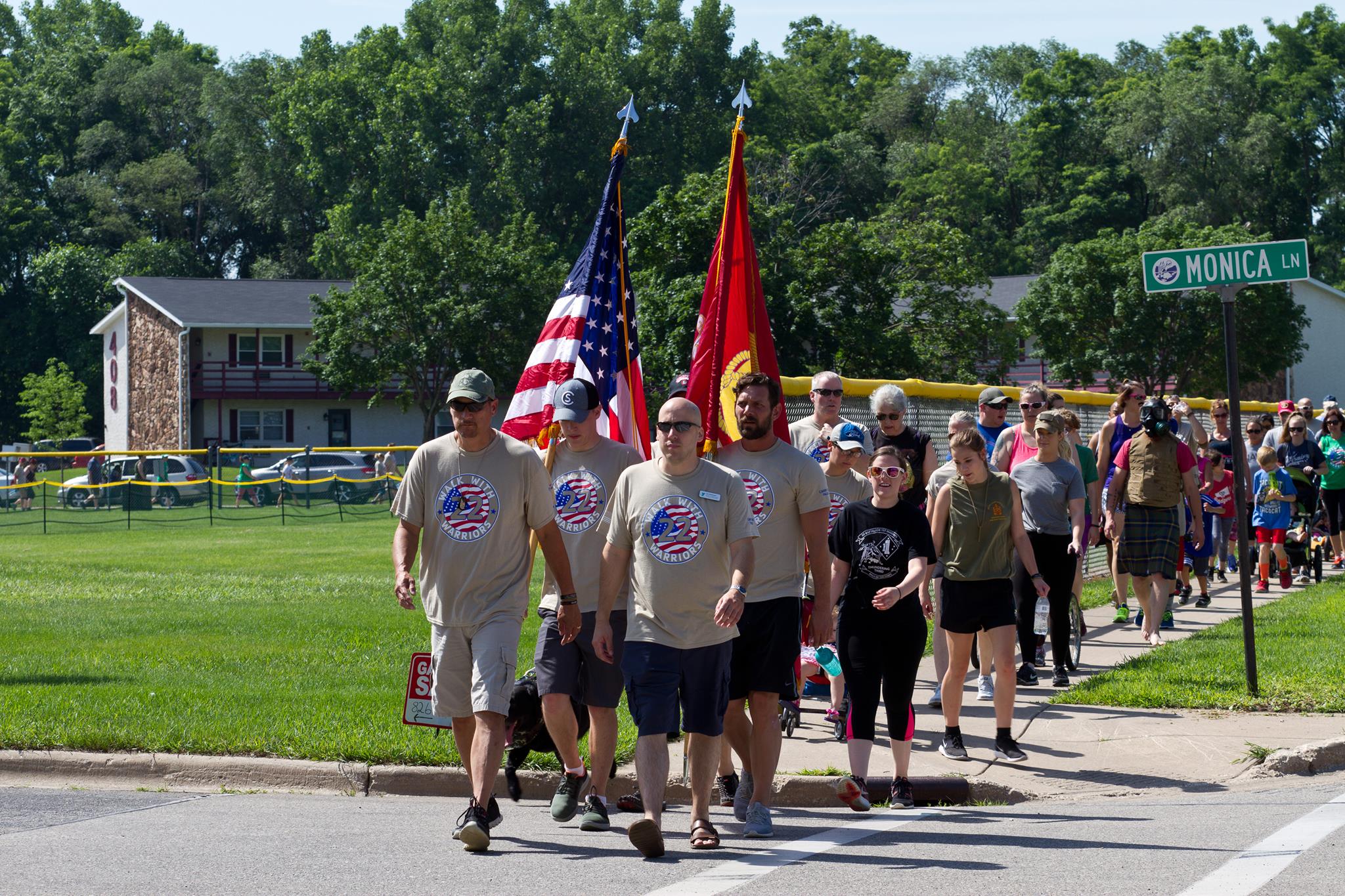 WALK WITH WARRIORS: Bringing vets together and helping raise awareness for mental health