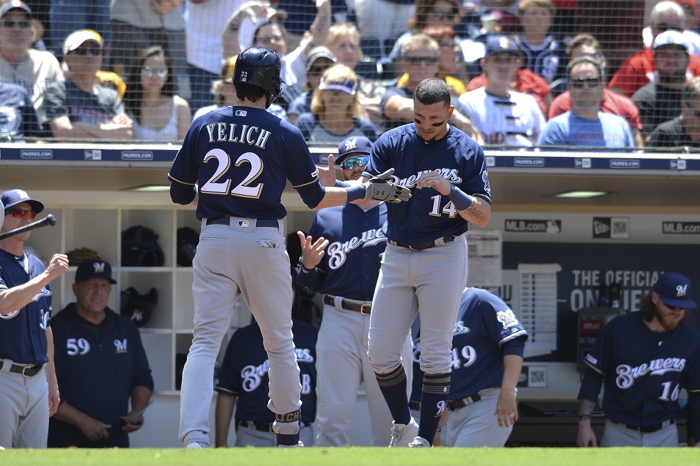 Brewers, streaking Yelich set for matchup against Cubs