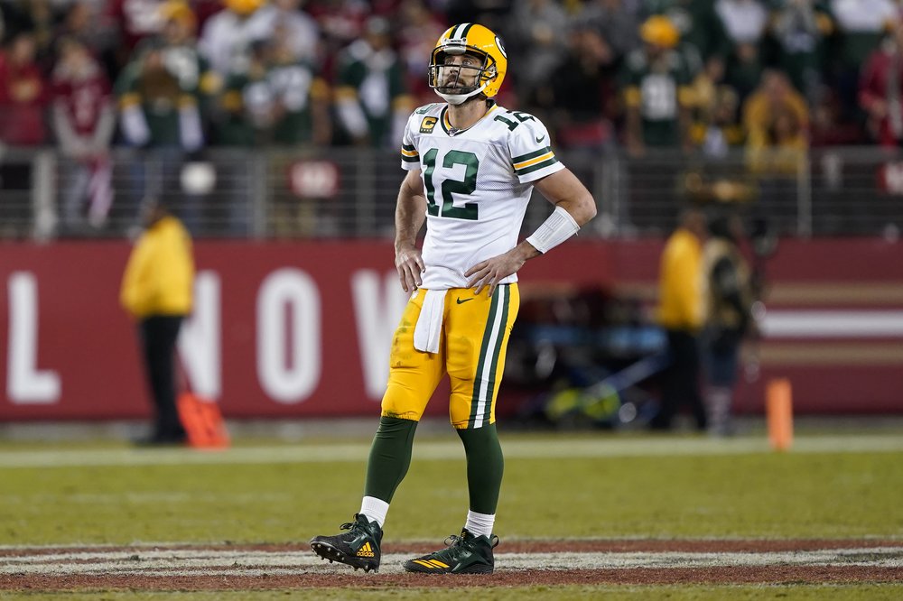 Rodgers struggles in Packers’ 37-8 loss to 49ers