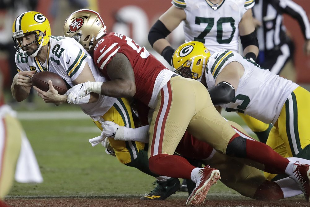 Packers look to rebound after rough loss at 49ers
