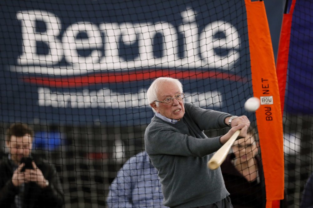 Mighty Bernie at bat? Sanders makes pitch for minor leagues
