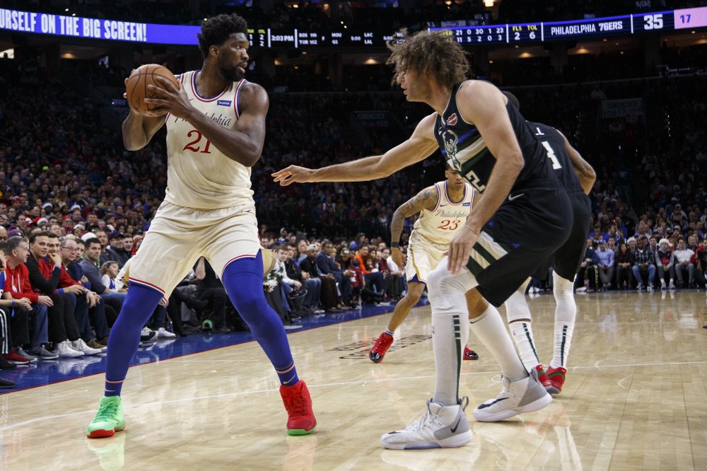 Embiid bests Antetokounmpo, as 76ers blowout Bucks