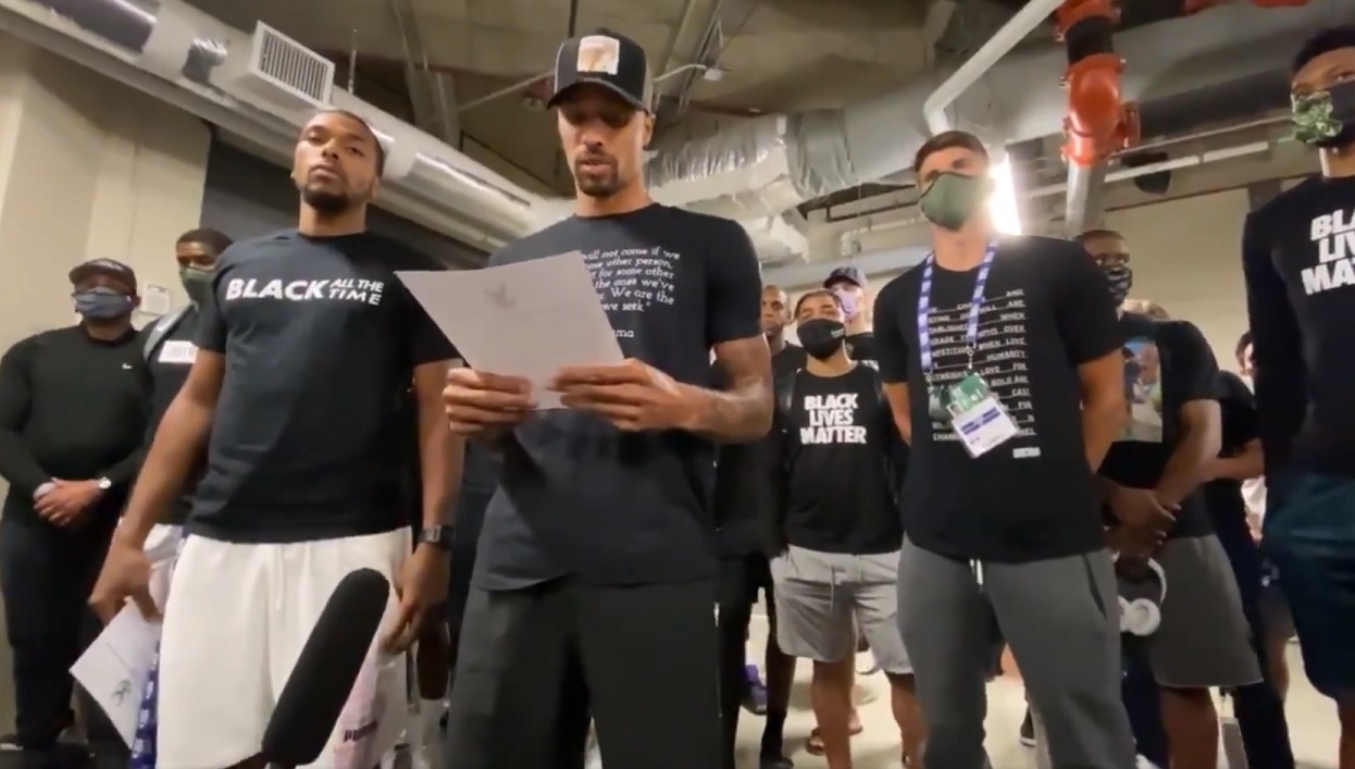 WATCH: Milwaukee Bucks call for justice, demand lawmakers take action and officers be held accountable