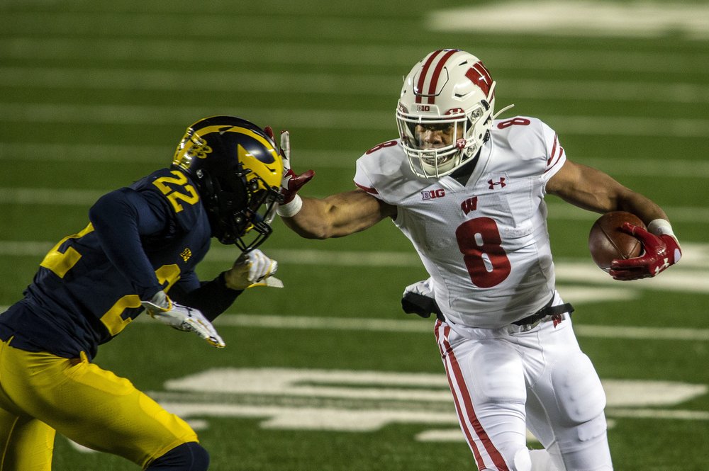 Badgers’ ground attack has plenty of options and uncertainty