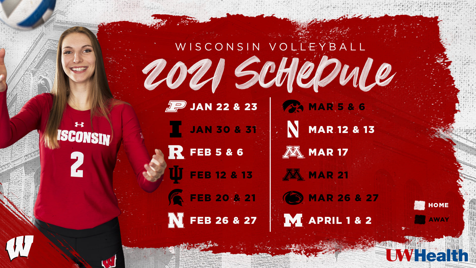 Women’s spring volleyball season starting with Badgers No. 1