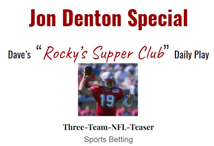 Jon Denton Special – NFL Divisional Round