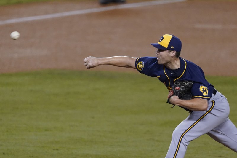 Brewers’ Topa out at least half of season with elbow strain