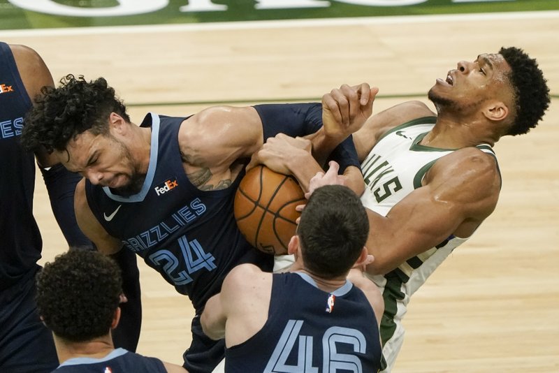 Grizzlies top Bucks 128-115 as they start fast on long trip