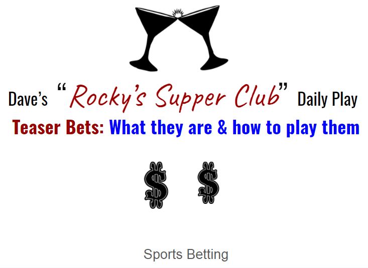 What Is A Teaser Bet?  How To Place a Teaser Parlay