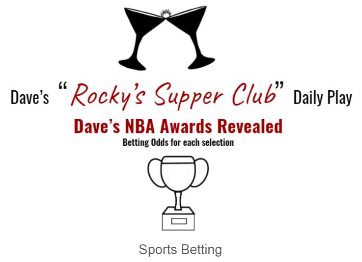 Dave’s NBA Awards + Betting Odds