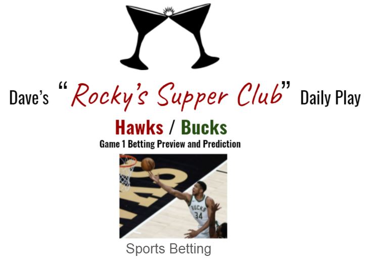 Hawks @ Bucks Game 1 Eastern Conf. Finals: Betting Preview & Prediction