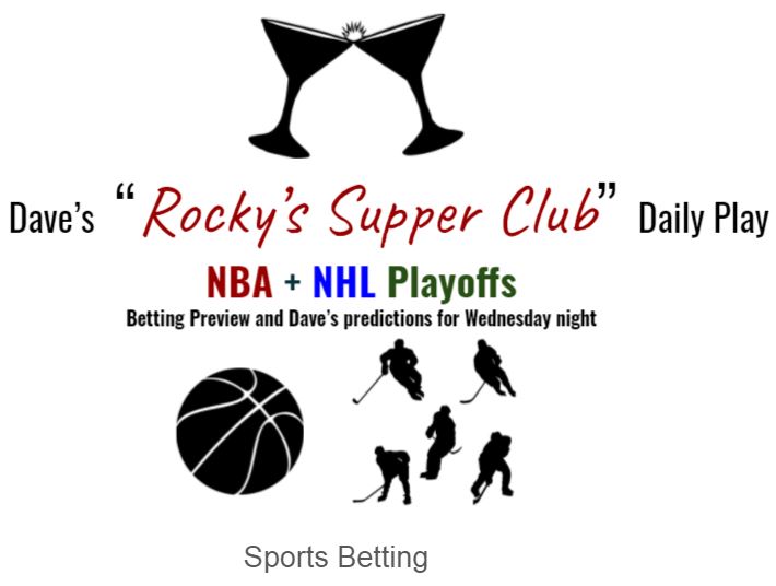 Playoff Wednesday: NBA/NHL betting preview & predictions
