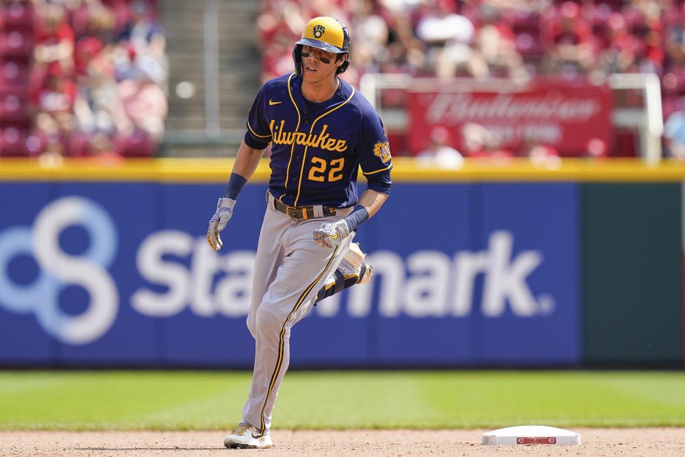 Burnes back in All-Star form, Brewers beat Reds 8-0 to sweep