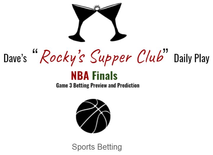 NBA Finals Game 3: Betting Preview & Prediction