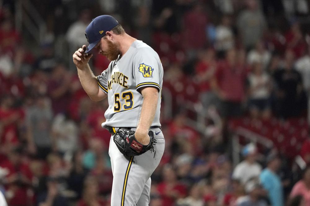 Brewers’ Woodruff says he won’t pitch this season as he targets 2025 return from shoulder surgery