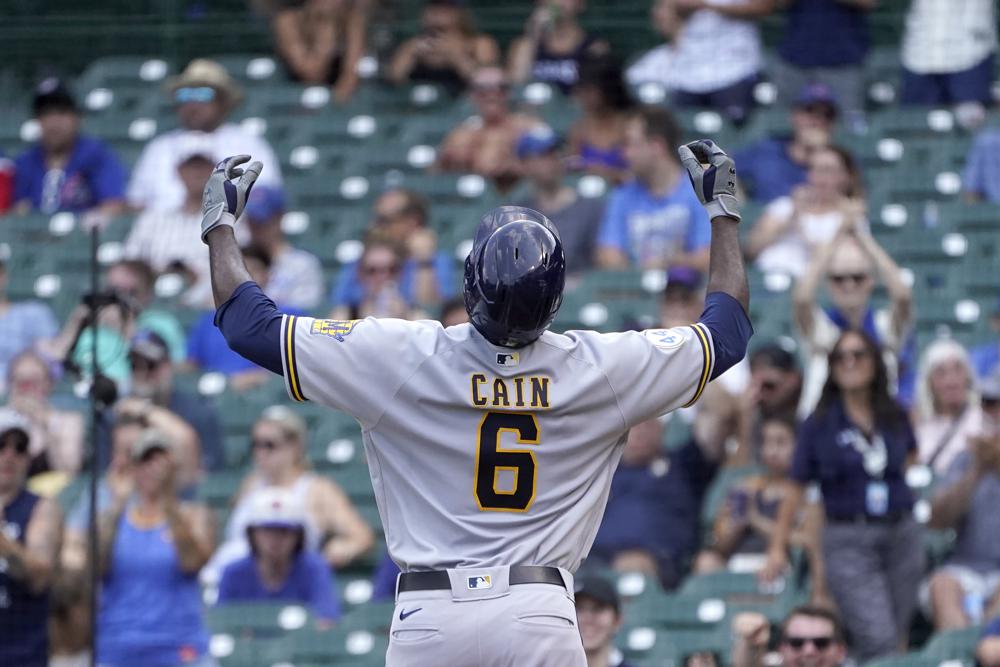 Six-run fifth all Brewers need to beat Cubs for DH sweep