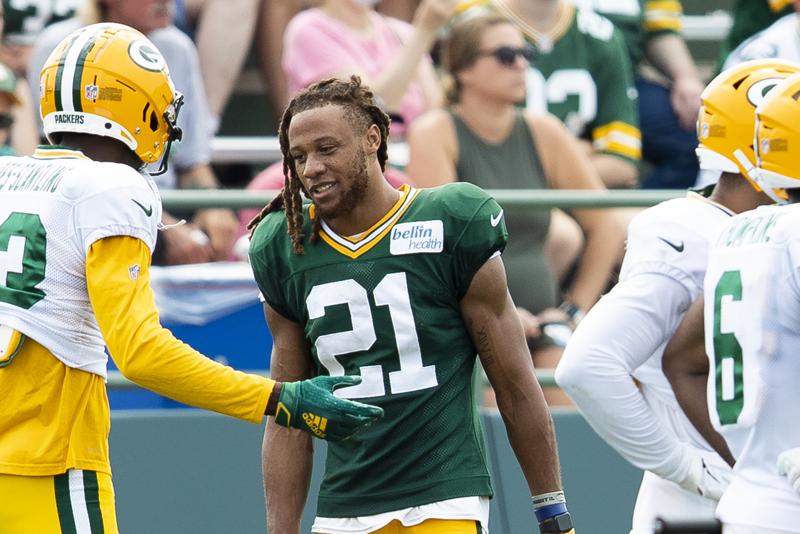 Packers’ Eric Stokes walking again, but unsure when he can return from foot injury