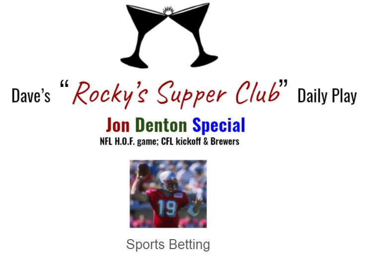 Jon Denton Special: NFL, CFL & Brewers