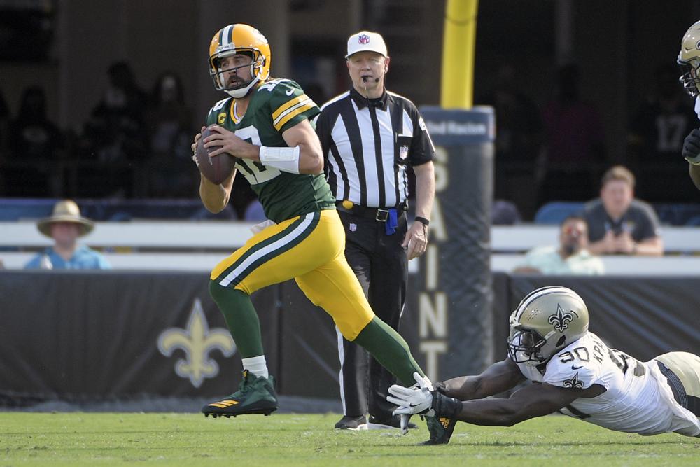 Sunshine State woes: Rodgers struggles in loss to Saints