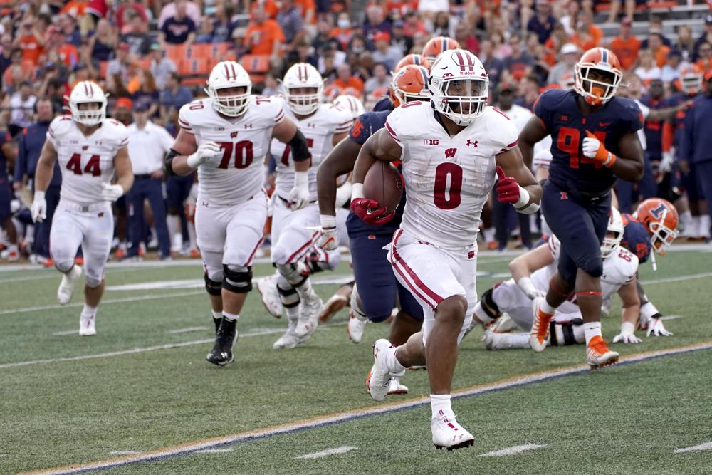 Badgers running back Braelon Allen annouces he will enter the NFL draft